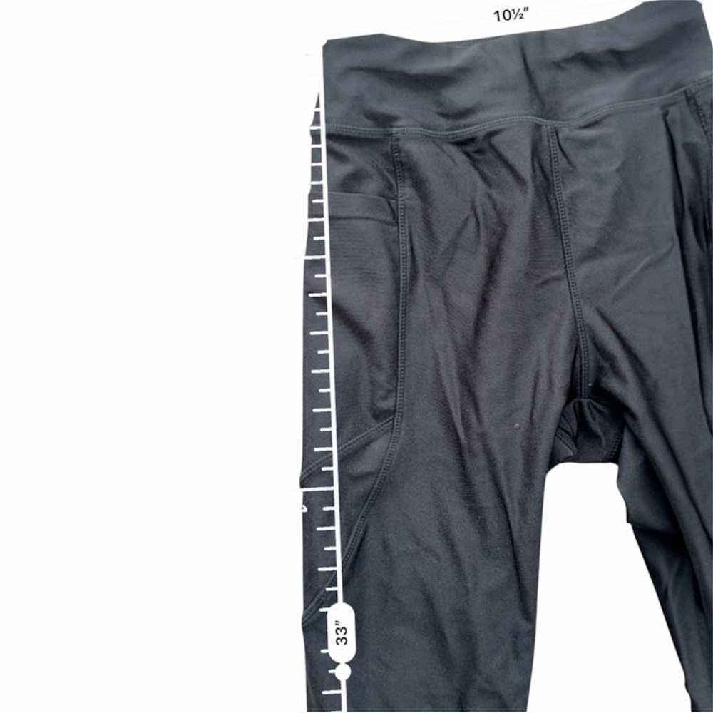 ASOS 4505 Black High Waisted Athletic Leggings Women’s US 4 Workout Gym - Picture 9 of 11